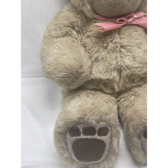 VINTAGE DERI CARTIER BEAR COMPANY 1985  "BABY BEAR" TAN TEDDY 24” STUFFED ANIMAL - Picture 12 of 16